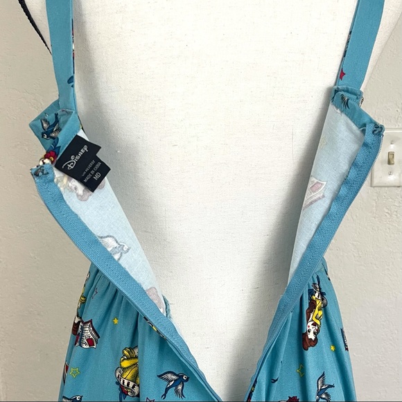 SOLD! Disney Rockabilly Belle Beauty and the Beast Dress Tattoo Retro - Picture 7 of 11